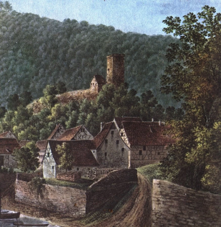 Carl Philipp Fohr - Vorderburg Neckarsteinach